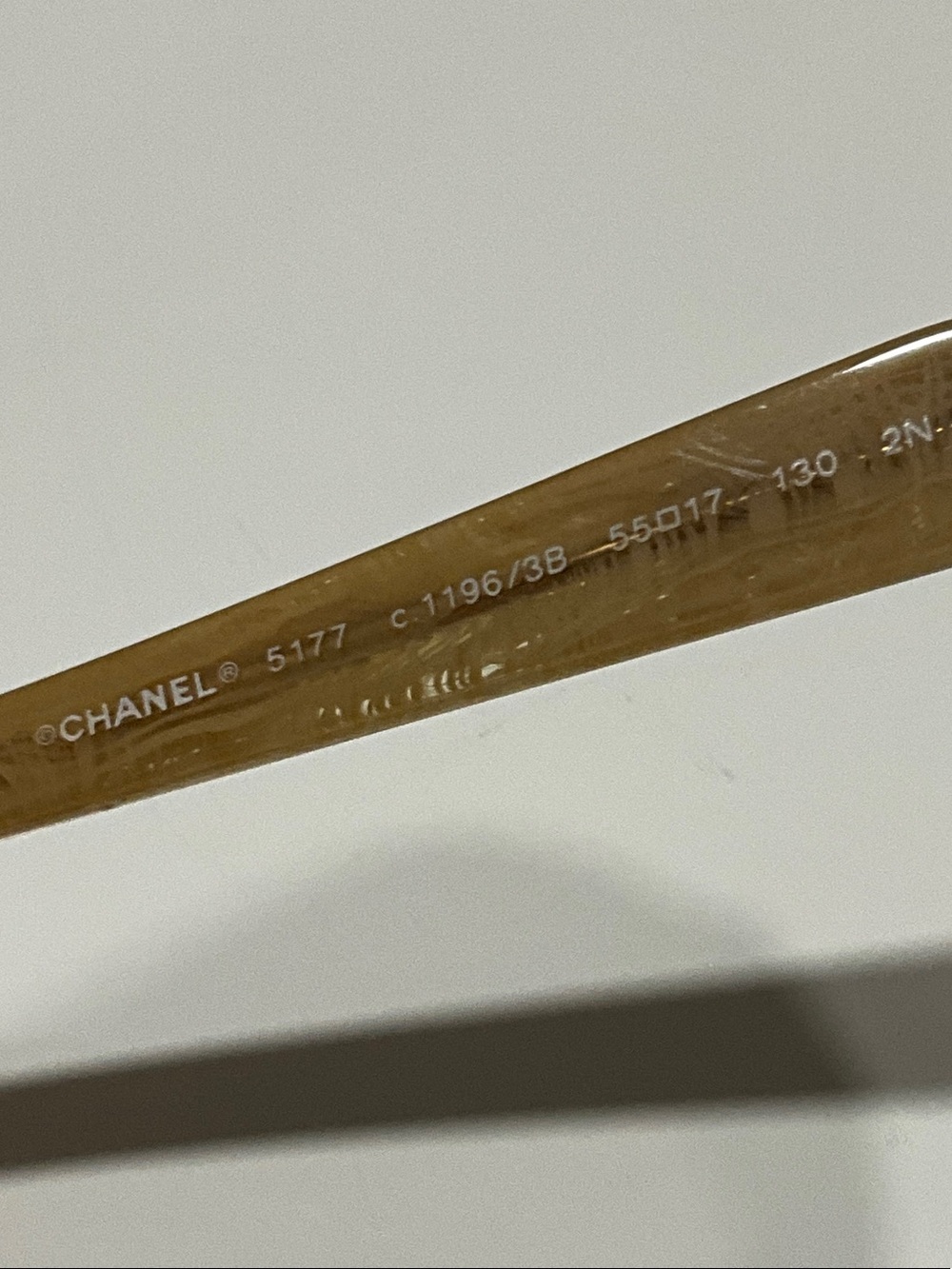 CHANEL Two-Tone Black and Tan Gradient Sunglasses - Picture 3 of 6
